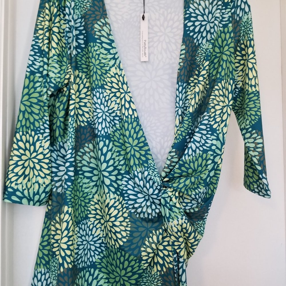 Dress blouse, wrap around